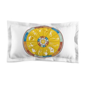 Zodiac Signs Microfiber Pillow Sham
