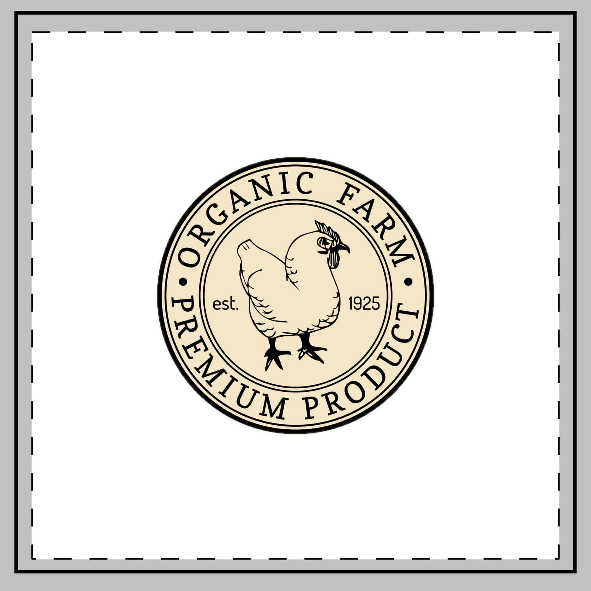 Organic Farm 1 Throw Pillow - Image 2