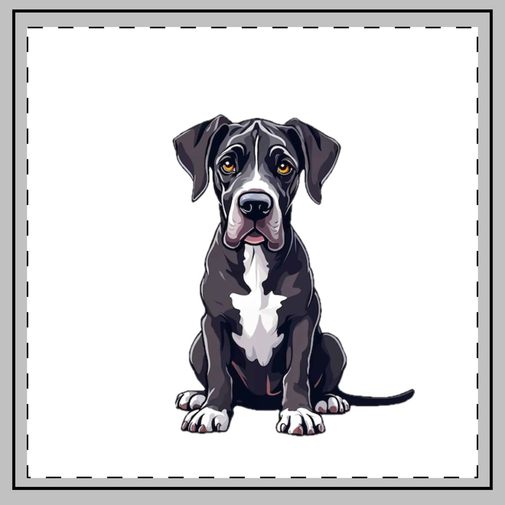 Dogs Collection 12 Throw Pillow - Image 2