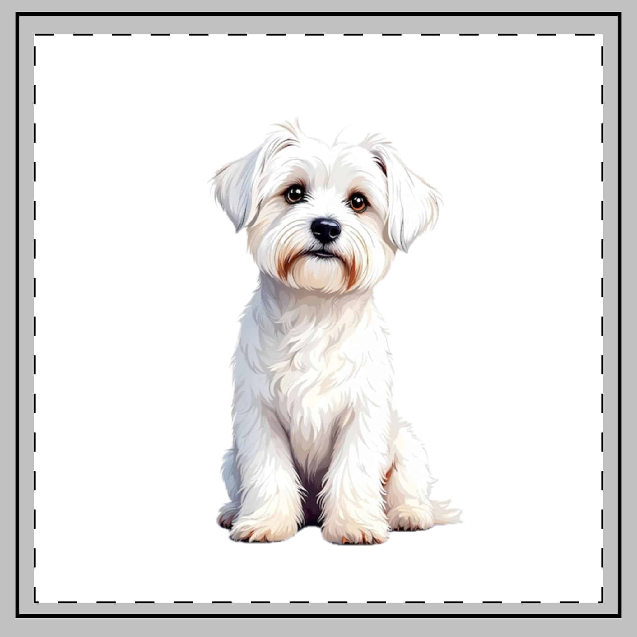 Dogs Collection 11 Throw Pillow - Image 2