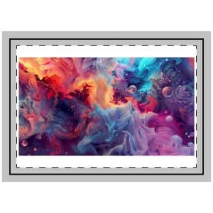 Abstract Art With Colorful Swirls Bubbles Throw Pillow