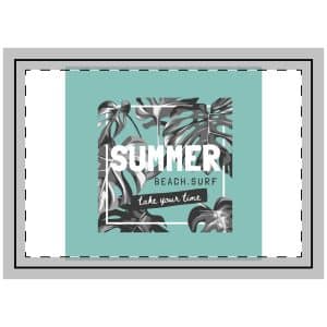 Summer Beach Surf Throw Pillow