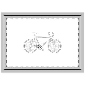 Bike 1 Throw Pillow