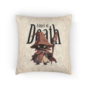 Angel Death Typography Design Print Tshirt Woven Pillow