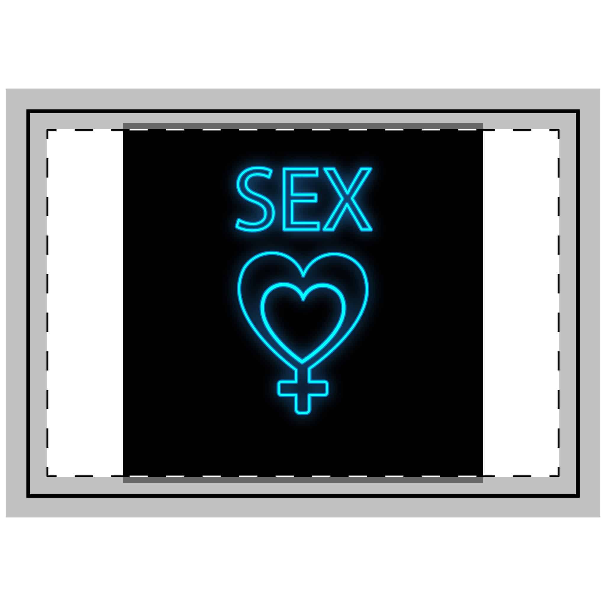 Sex Logo 2 Throw Pillow