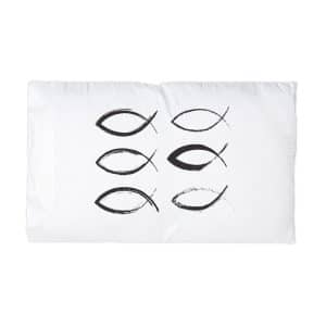 Fish Signs Microfiber Pillowcase
