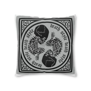 Skull R 47 Tufted Floor Pillow Square