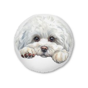 Dogs 19 Tufted Floor Pillow Round