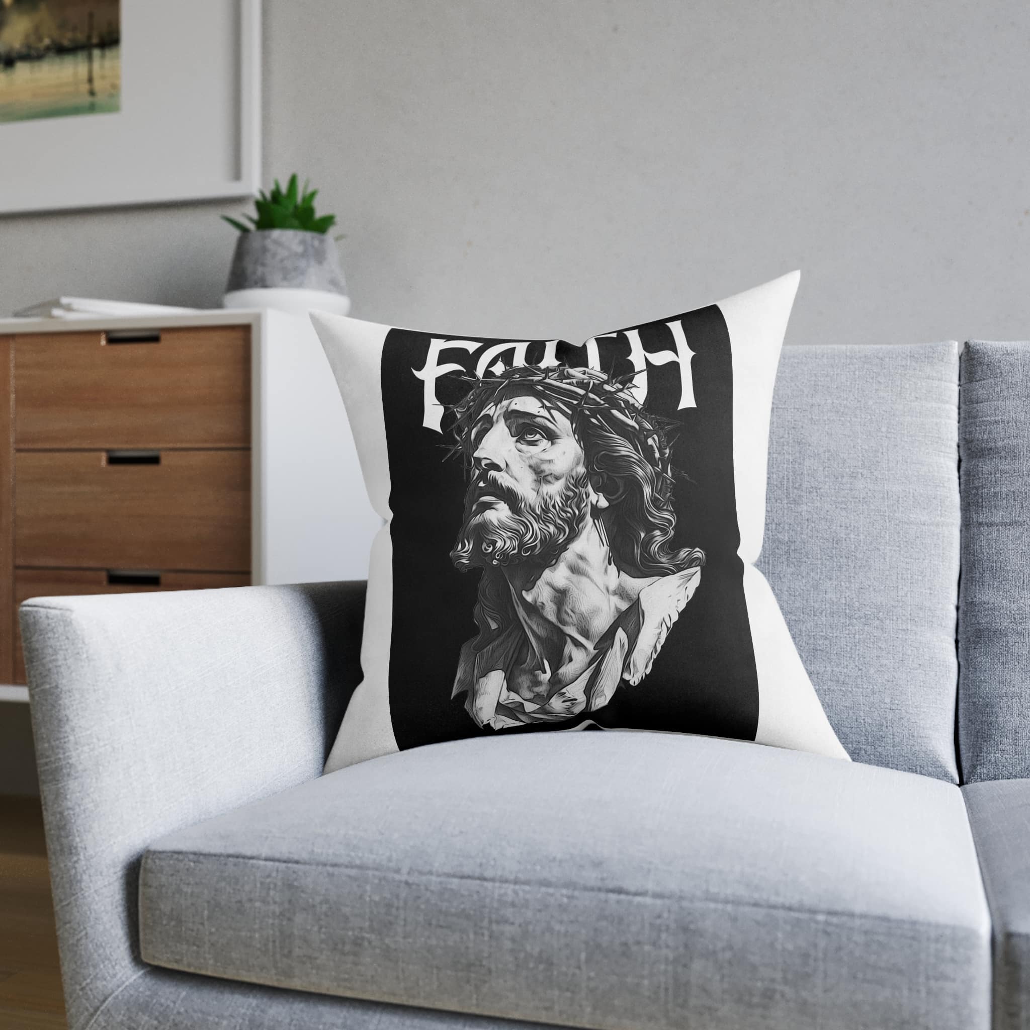 Streetwear Design Tshirt Brutalism Urban Street Style Streetwear Clothing Design Print Copia Square Pillow Pink Back - Image 12