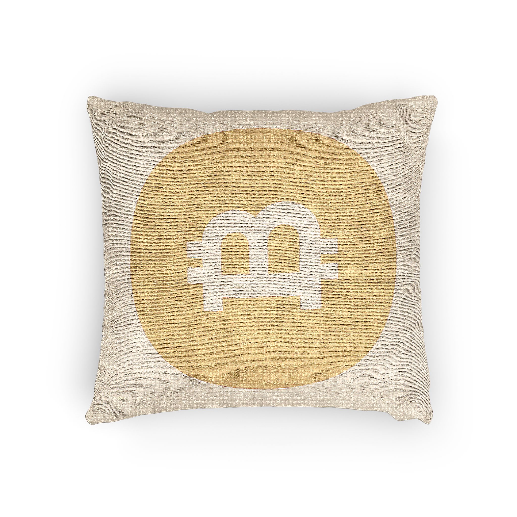 Bitcoin Copia Woven Pillow - Image 4