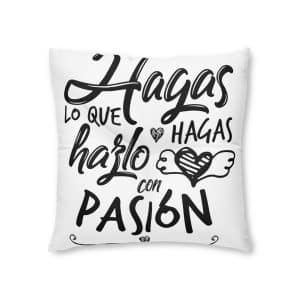Hagas Lo Que Hagas Hazlo Con Pasion Tufted Floor Pillow Square