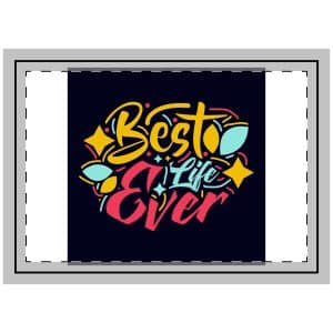Best Life Ever Throw Pillow