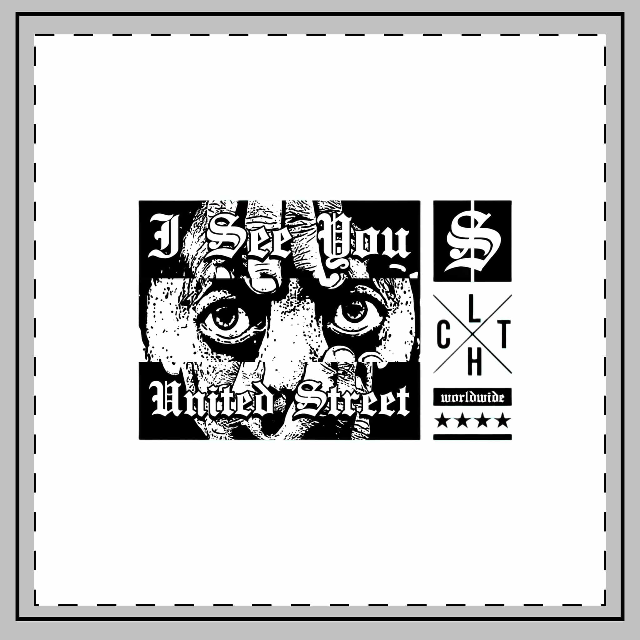 I See You Street Style Vintage Fashion Throw Pillow - Image 2