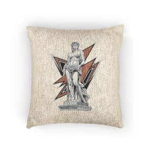 Greek Statue T Shirt Woven Pillow