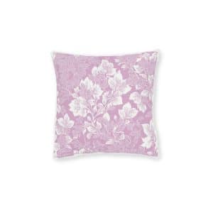 Wallpaper Pattern Square Pillow Pink Back