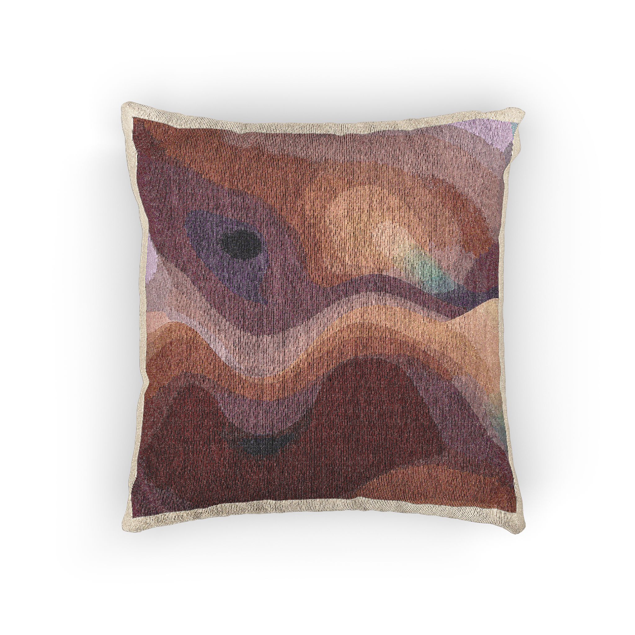 Abstract Gradient Blur Background Wallpaper Woven Pillow - Image 3