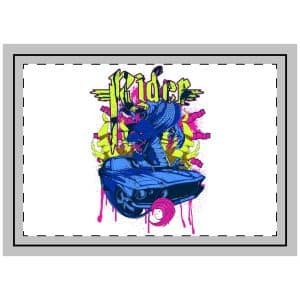 Vintage Car Attacked By Mad Dragon Throw Pillow