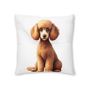 Dogs Collection 2 Tufted Floor Pillow Square