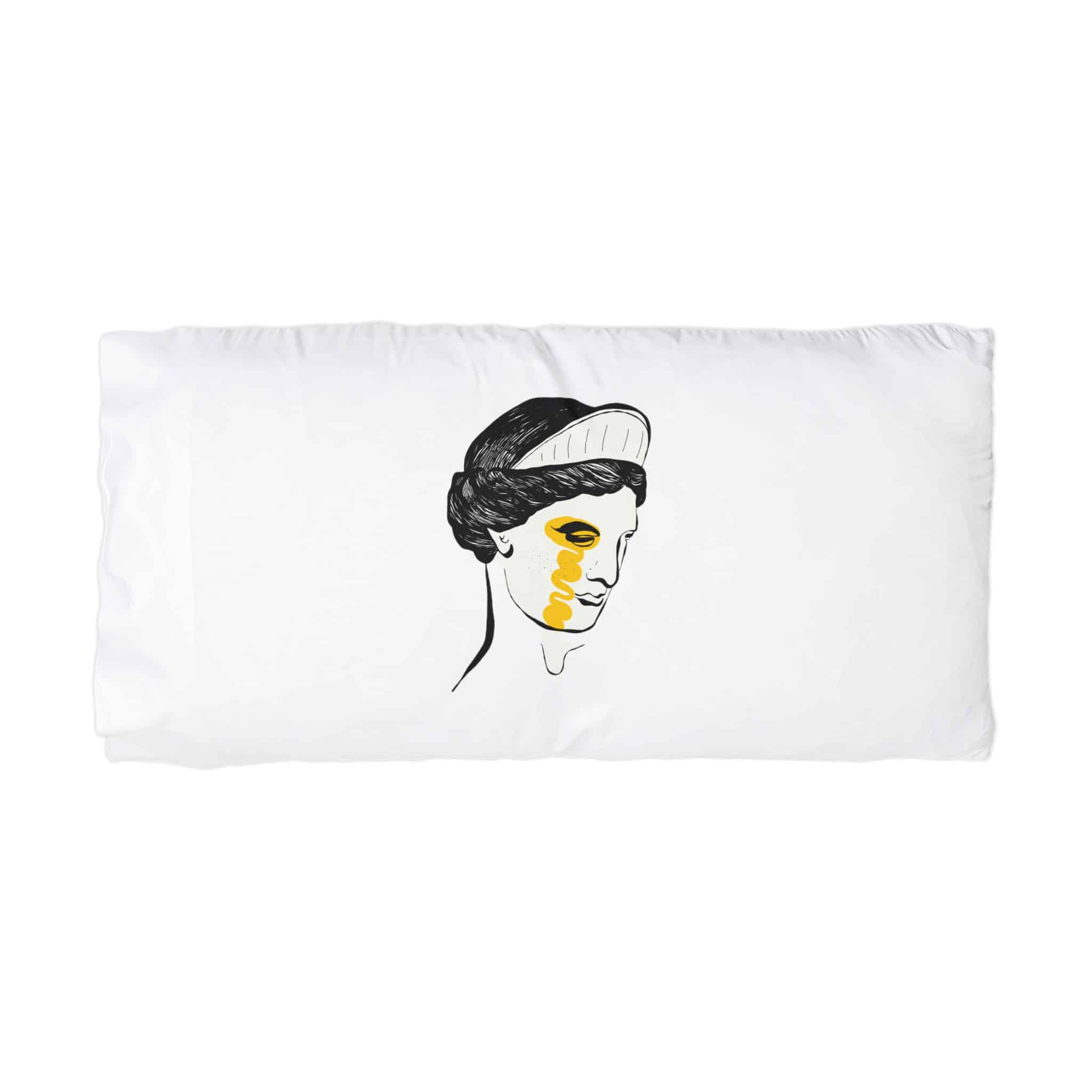 Antique Statues Goddess V1 Microfiber Pillowcase - Image 3