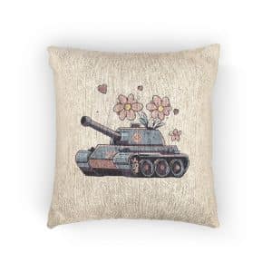 Love Tank Woven Pillow