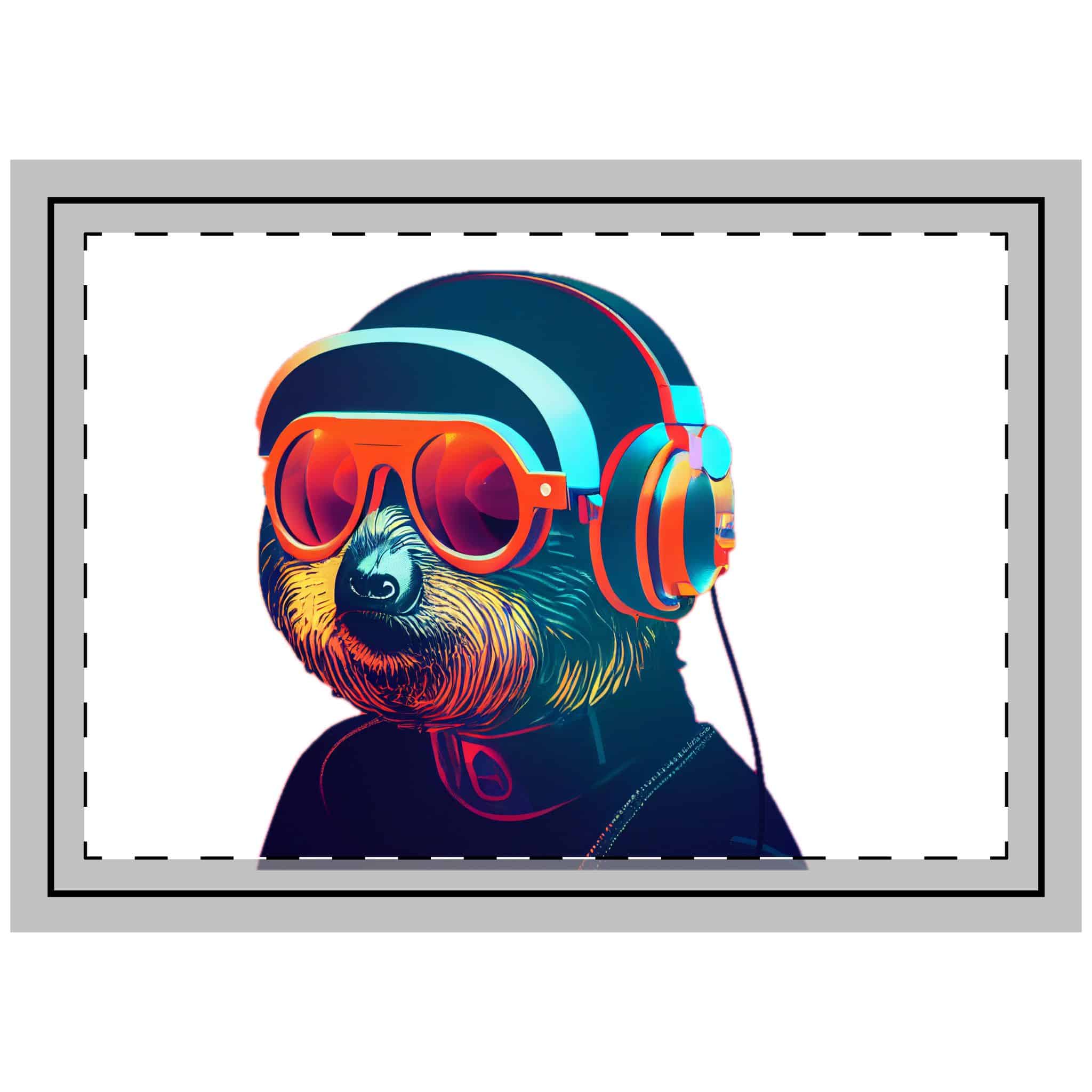 Funny Sloth Music Smiling Sloth Throw Pillow