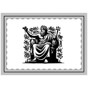 Zeus Deity Mythology Throw Pillow