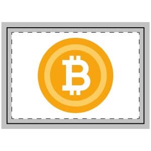 Bitcoin Copia Throw Pillow