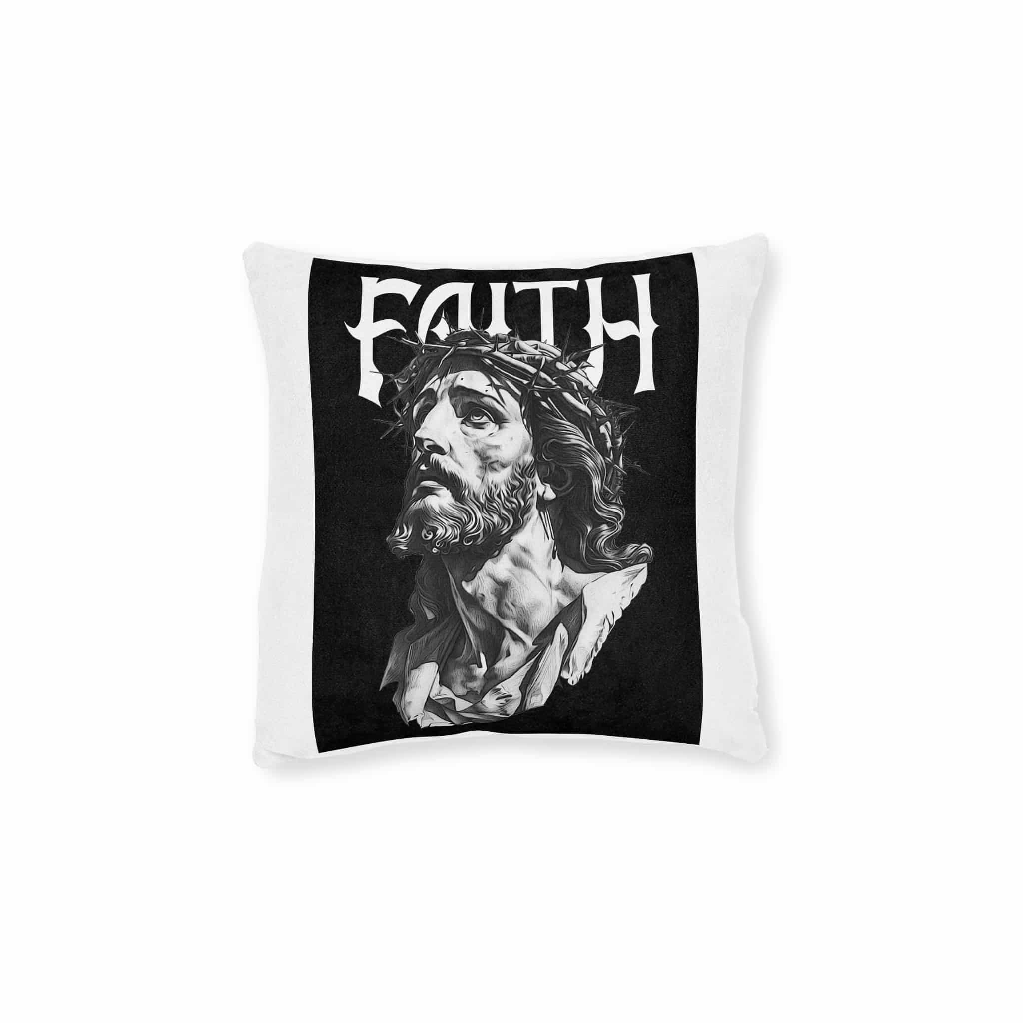 Streetwear Design Tshirt Brutalism Urban Street Style Streetwear Clothing Design Print Copia Square Pillow Pink Back