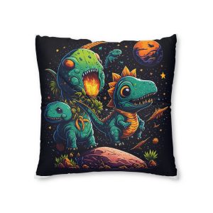 Cosmic Rex Tufted Floor Pillow Square