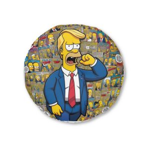 Donald Simpson V1 Tufted Floor Pillow Round