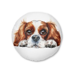 Dogs 10 Tufted Floor Pillow Round