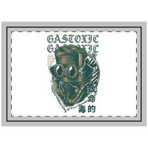Gas Toxic 1 Throw Pillow
