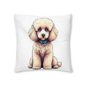Dogs Collection 18 Tufted Floor Pillow Square