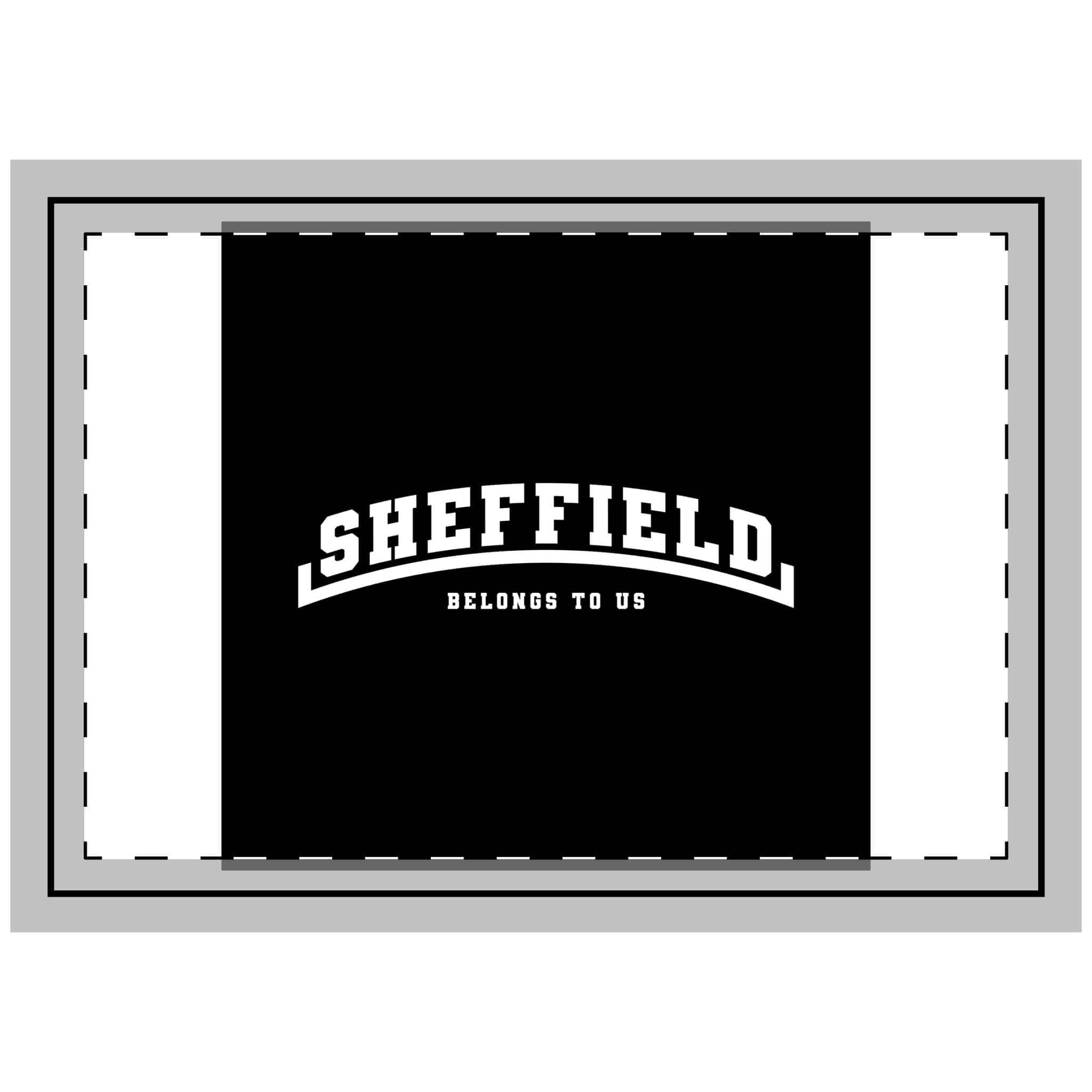 Sheffield Belongs Us Vector Throw Pillow