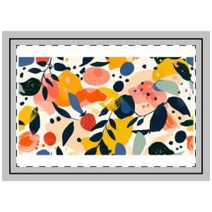 Abstract Pattern Inspired By Bowl Fruit Wallpaper Ar 169 Job Id Bef46b9ae74d4f7a89abb5a92602613d Throw Pillow
