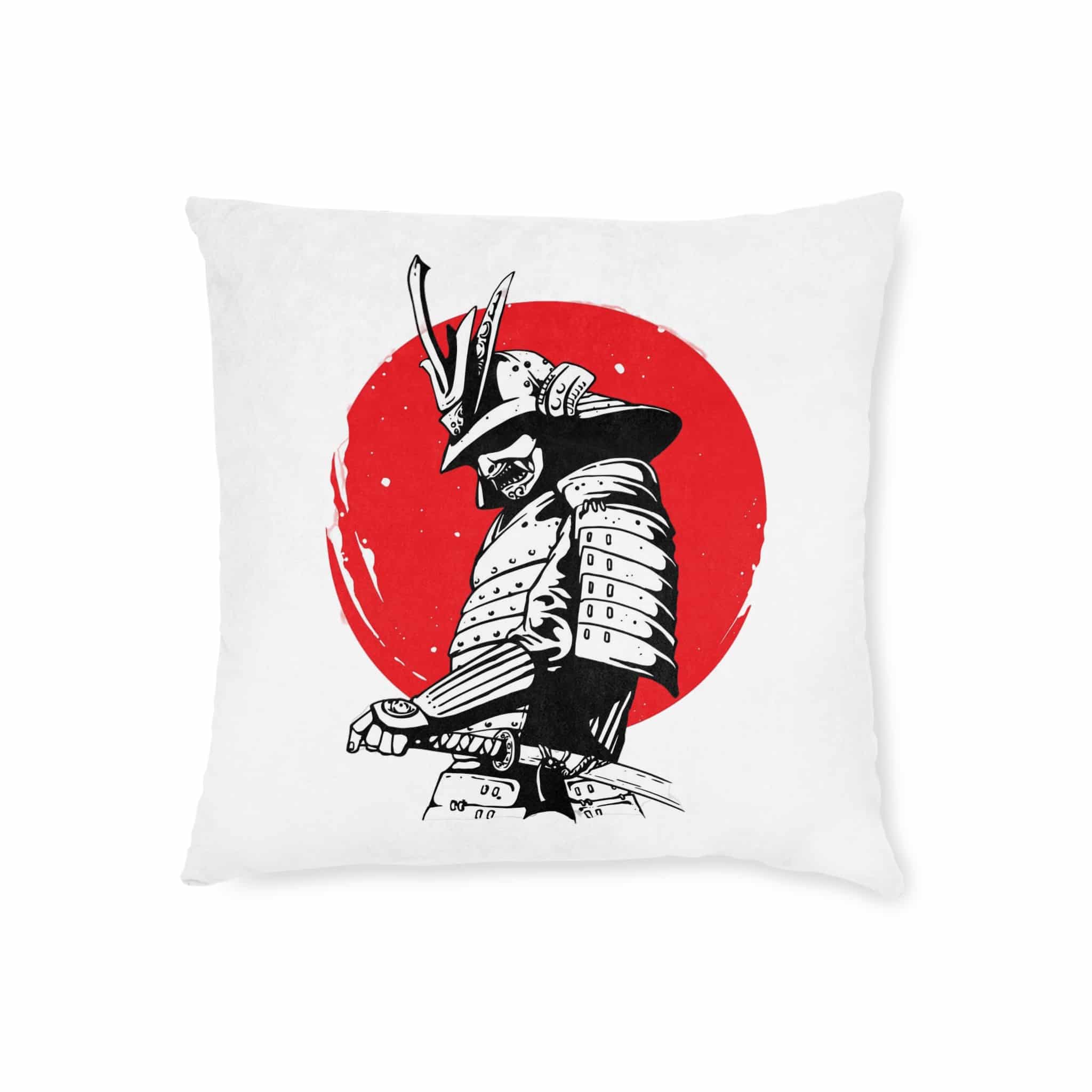 Samurai V1 Square Pillow Pink Back - Image 5