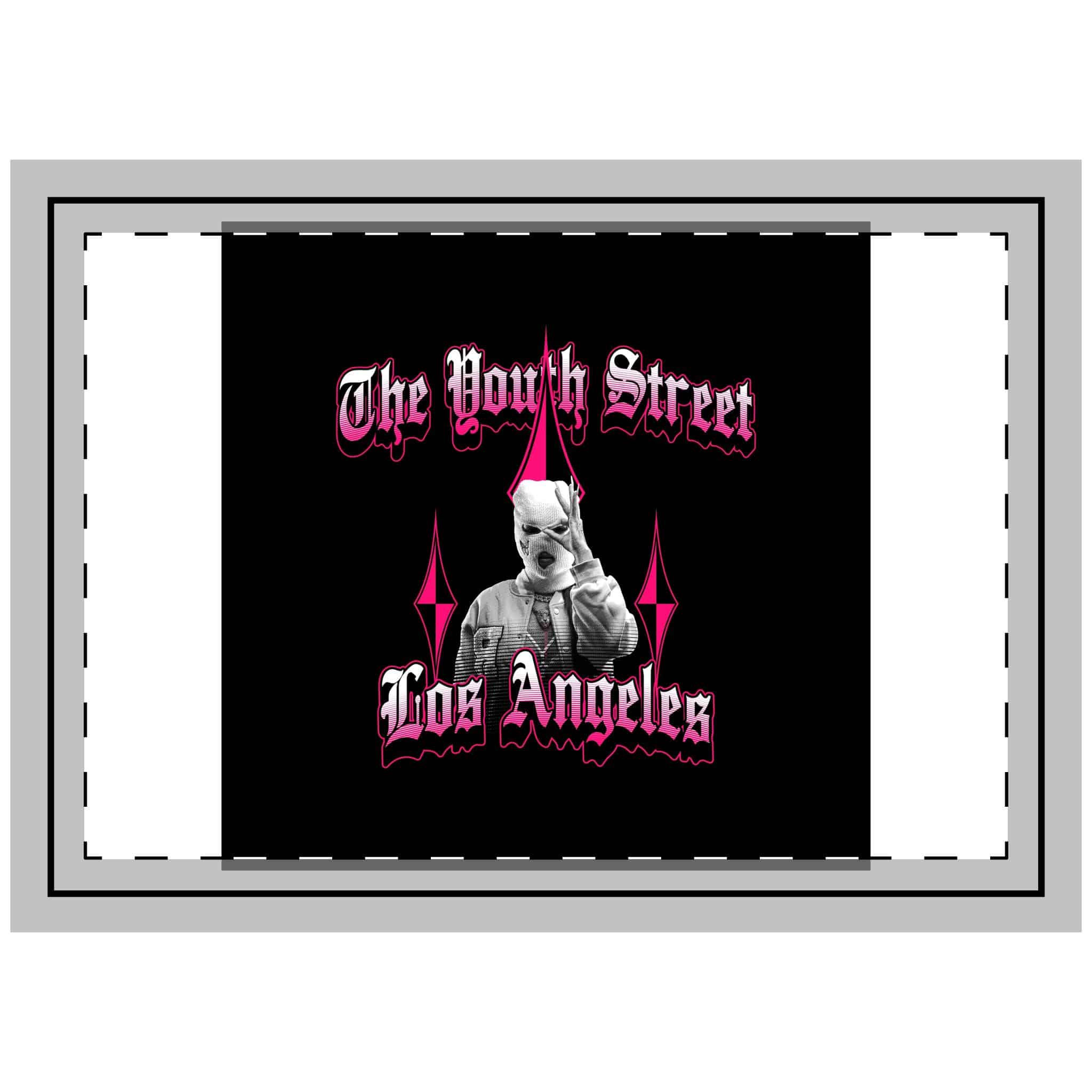 The Youth Street Vintage Fashion Throw Pillow