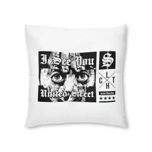 I See You Street Style Vintage Fashion Tufted Floor Pillow Square