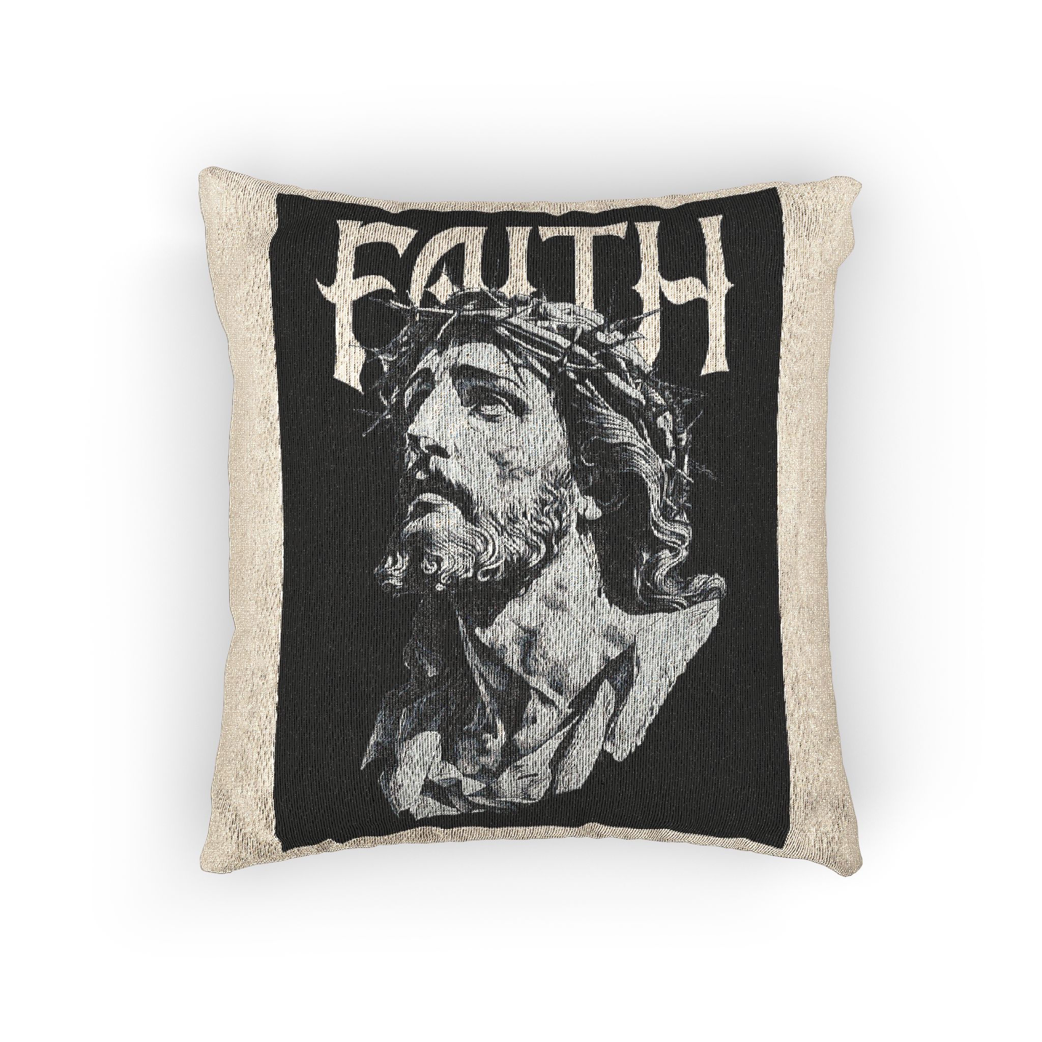 Streetwear Design Tshirt Brutalism Urban Street Style Streetwear Clothing Design Print Copia Woven Pillow - Image 3