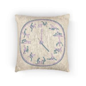 Kamasutra Positions 2 Woven Pillow