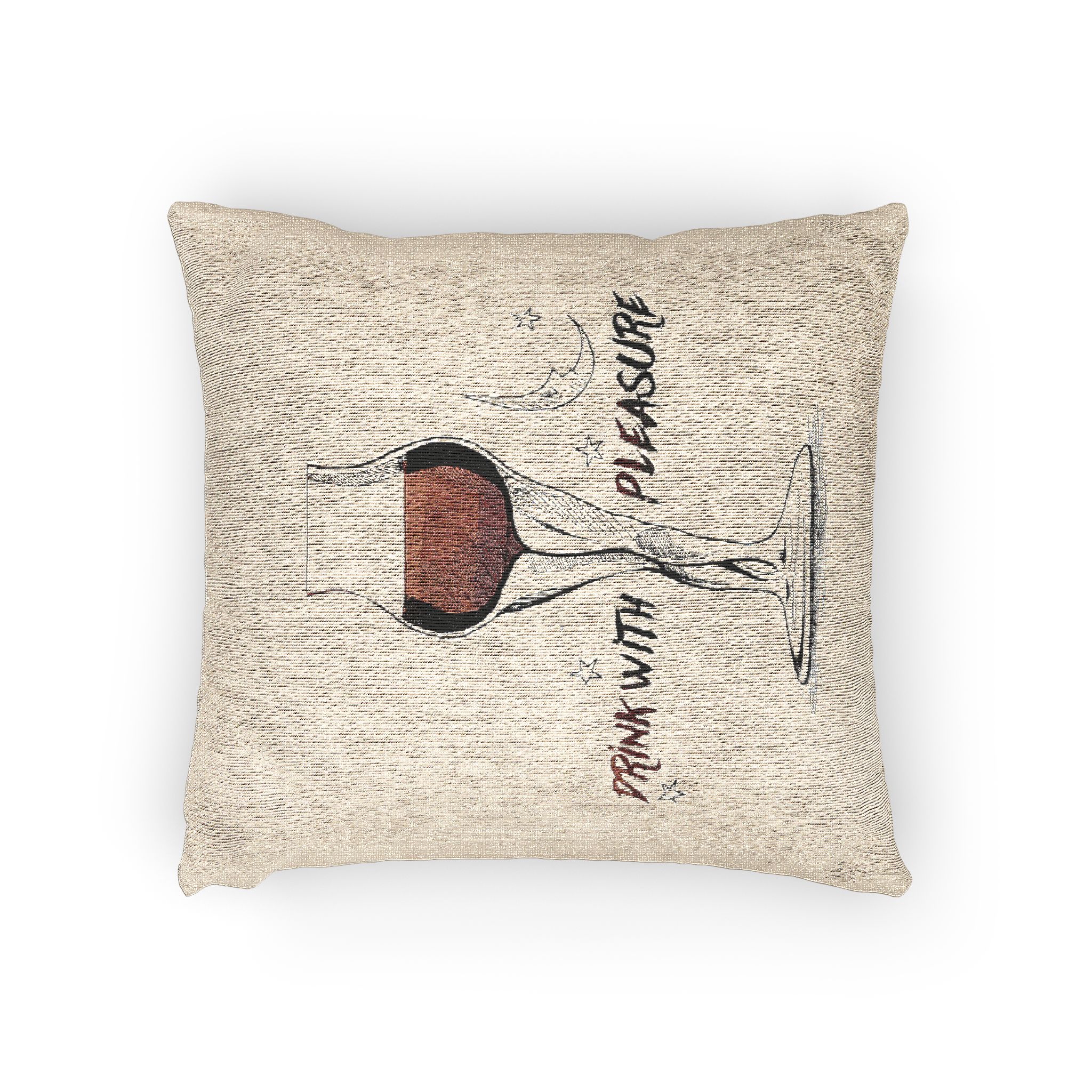 Sexy Adult Caucasian Woman Legs Design Glass Hand Drawn Sketch Woven Pillow - Image 2