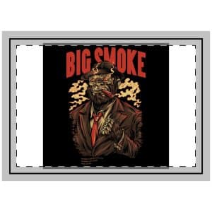 Big Smoke Throw Pillow