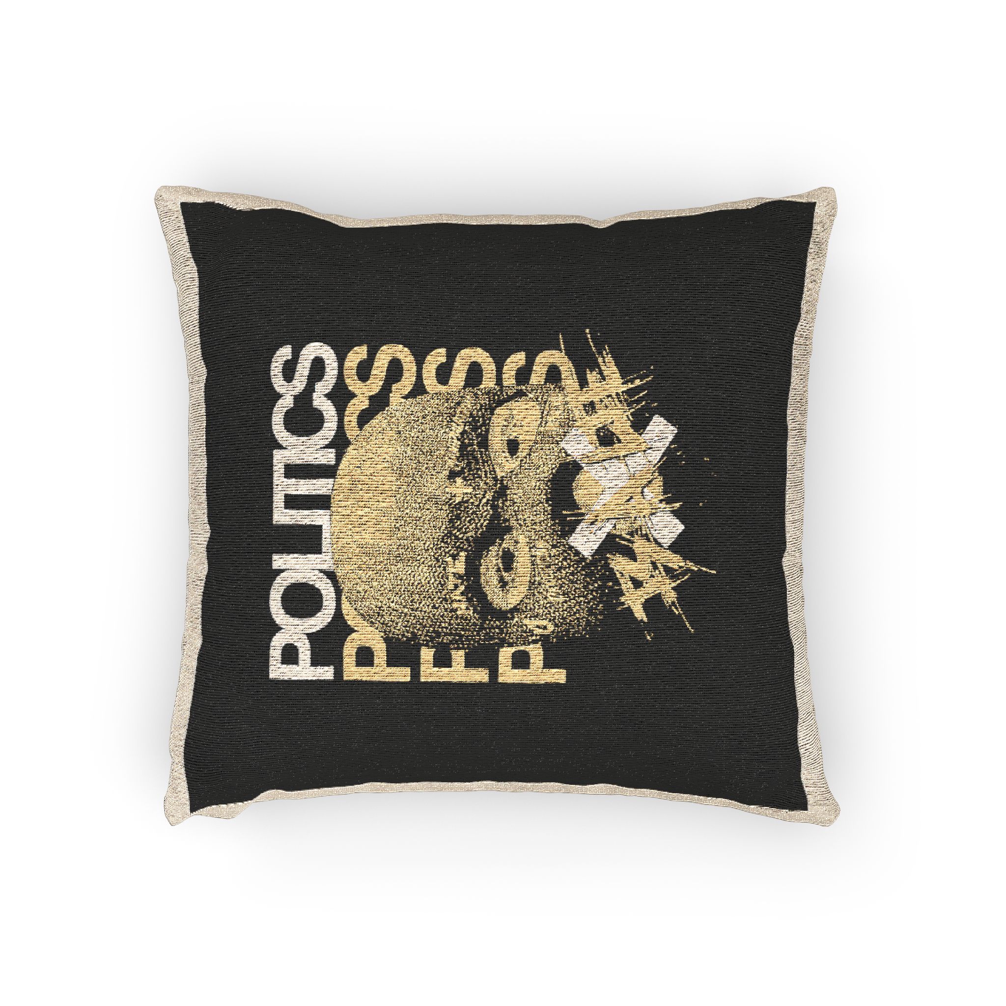Politics Is A Lie Sinple Vintage Fashion Woven Pillow - Image 2