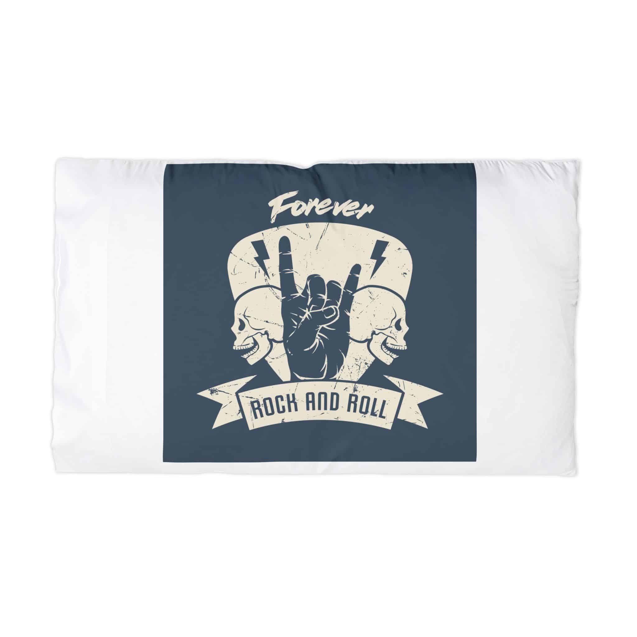 Forever Rock and Roll Microfiber Pillowcase