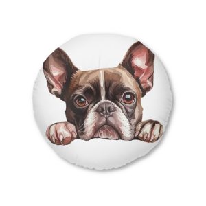 Dogs 29 Tufted Floor Pillow Round