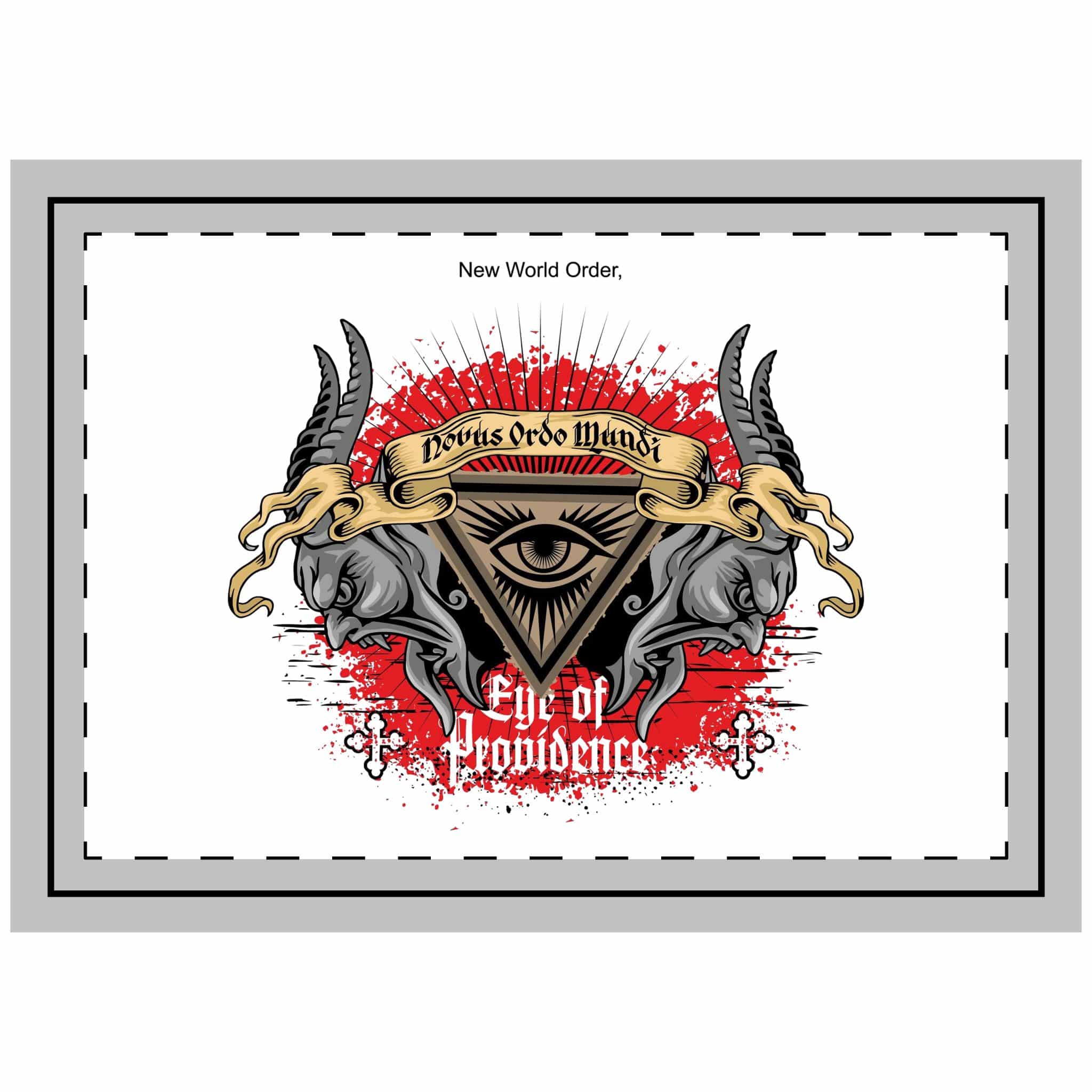 Skull Masonic Sign With Eye Grunge Vintage Design T Shirts (1) Throw Pillow
