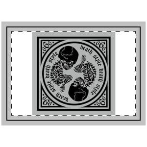 Skull R 47 Throw Pillow