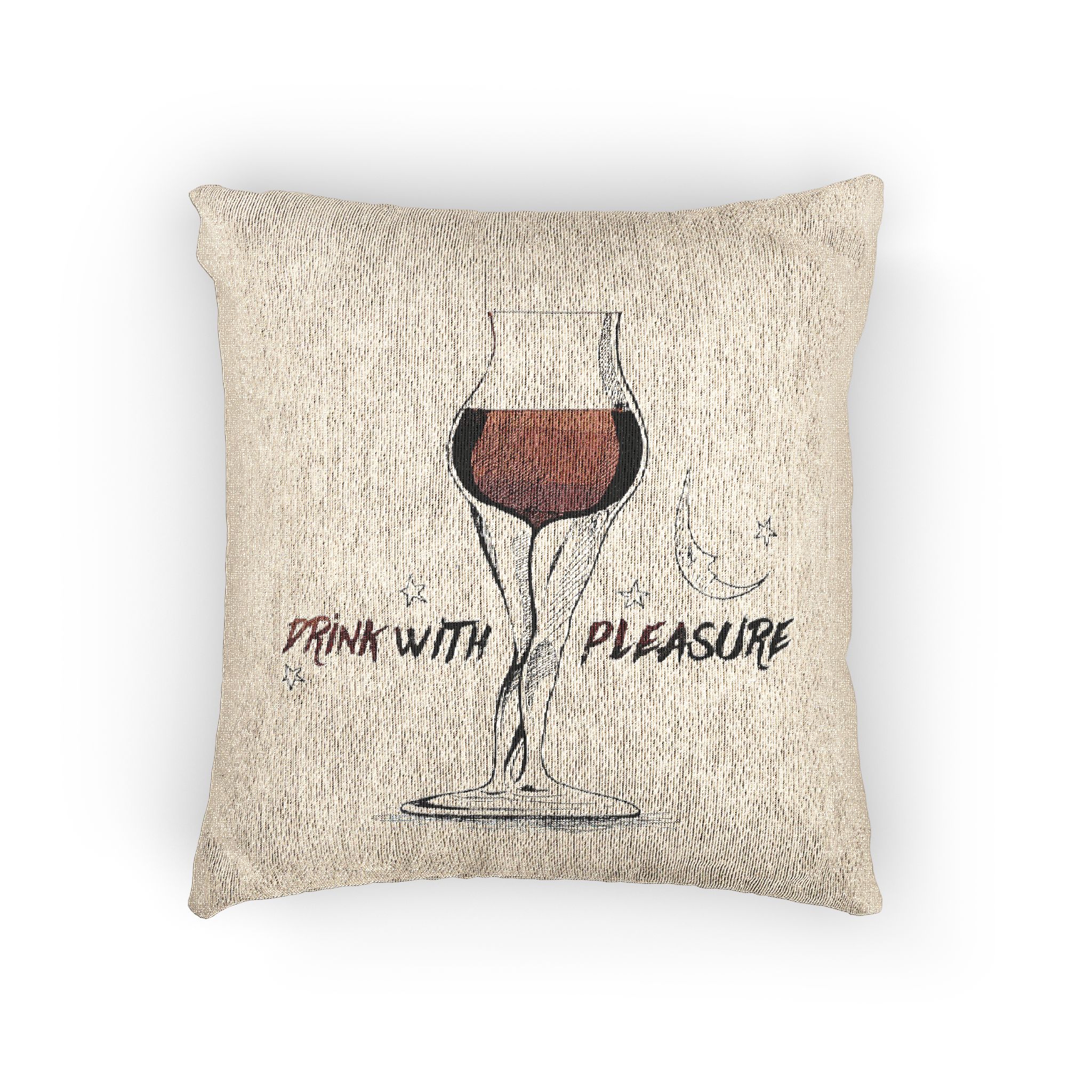 Sexy Adult Caucasian Woman Legs Design Glass Hand Drawn Sketch Woven Pillow