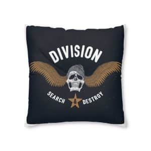 Division Search Destroy Tufted Floor Pillow Square