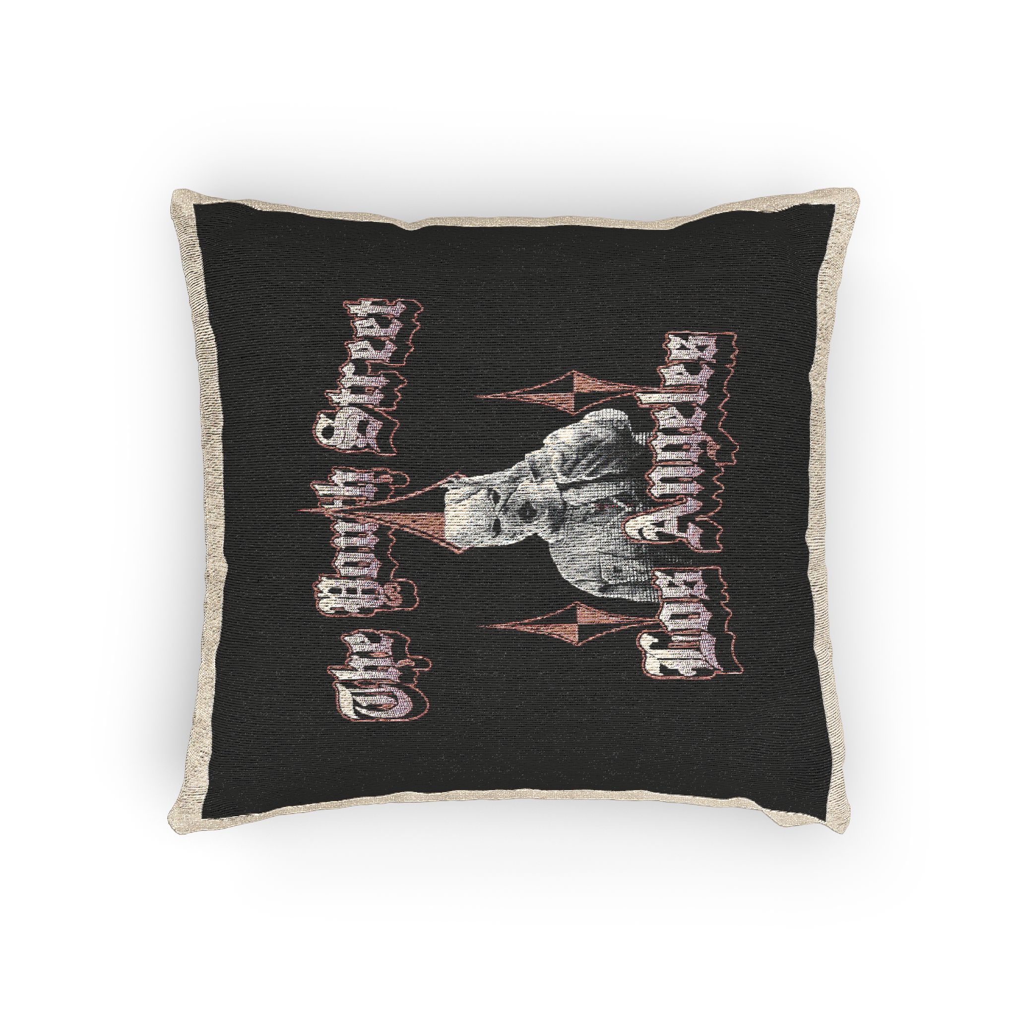 The Youth Street Vintage Fashion Woven Pillow - Image 4